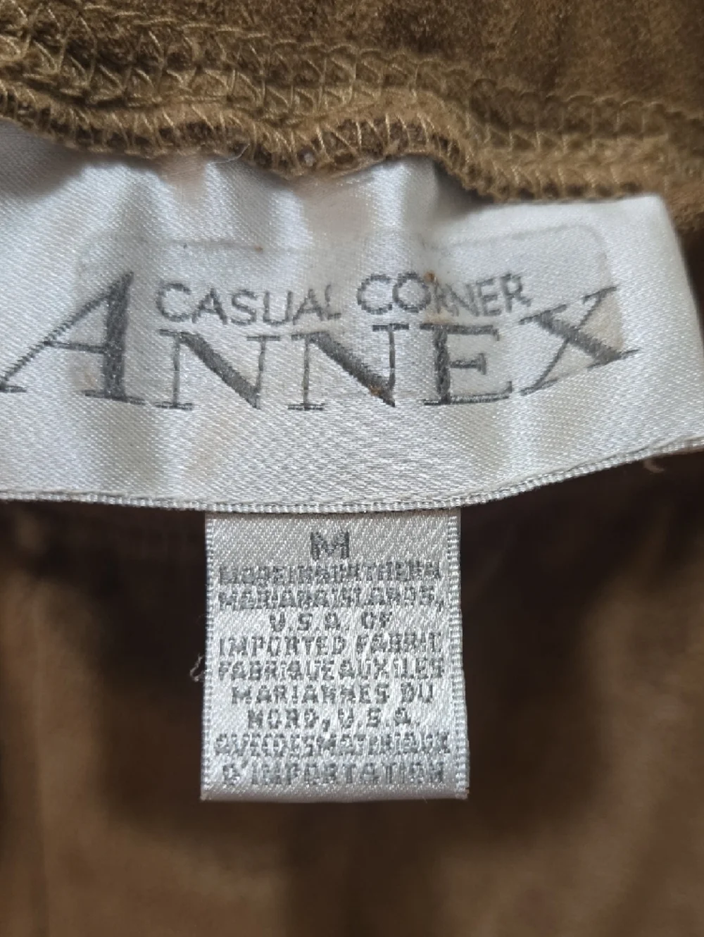 Casual Corner Women's Velour Drawstring Trousers in Camel Brown - Picture 2 of 7